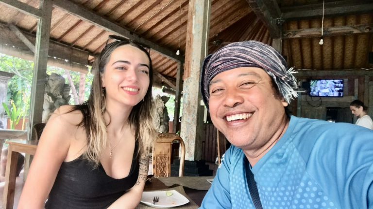 Welcoming guests at Bali Telaga Hati