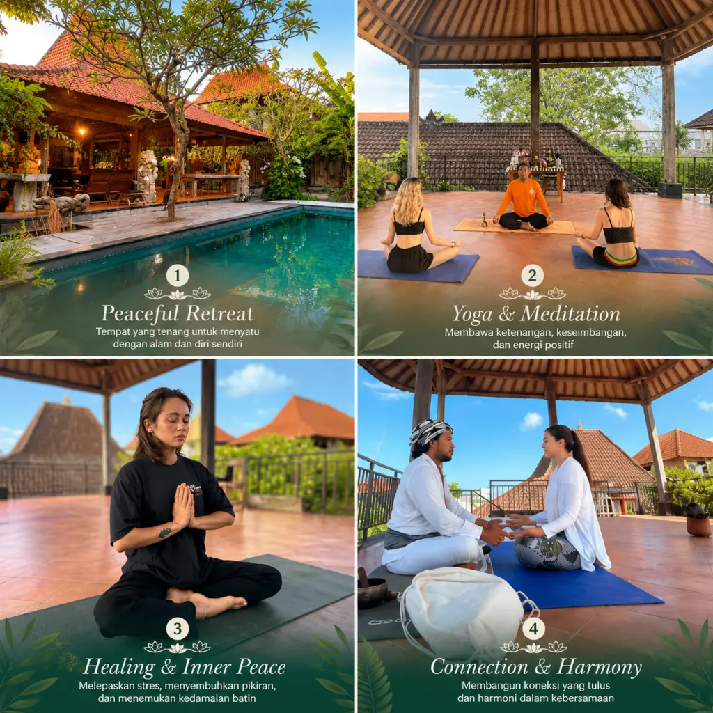 Yoga and wellness experiences at Bali Telaga Hati